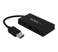 StarTech.com 4 Port USB 3.0 Hub - USB Type-A Hub with 1x USB-C & 3x USB-A Ports (SuperSpeed 5Gbps) - USB Bus Powered - USB 3.1 Gen 1 Adapter Hub - Portable/Laptop USB Hub~4 Port USB 3.0 Hub - USB Type-A Hub with 1x USB-C & 3x USB-A Ports (SuperSpeed 5Gbps