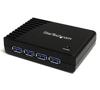 StarTech.com 4 Port Black SuperSpeed USB 3.0 Hub