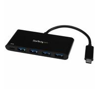 StarTech.com 4 Port USB C Hub with 4 USB Type-A Ports (USB 3.0 SuperSpeed 5Gbps) - 60W Power Delivery Passthrough Charging - USB 3.1 Gen 1/USB 3.2 Gen 1 Laptop Hub Adapter - MacBook, Dell~4 Port USB C Hub with 4 USB Type-A Ports (USB 3.0 SuperSpeed 5Gbps)