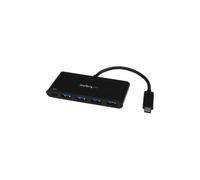 StarTech.com 4 Port USB C Hub with 4 USB Type-A Ports (USB 3.0 SuperSpeed 5Gbps) - 60W Power Delivery Passthrough Charging - USB 3.1 Gen 1/USB 3.2 Gen 1 Laptop Hub Adapter - MacBook, Dell~4 Port USB C Hub with 4 USB Type-A Ports (USB 3.0 SuperSpeed 5Gbps)