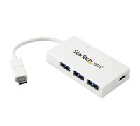 StarTech 4-Port USB C with USB-A Hub - White