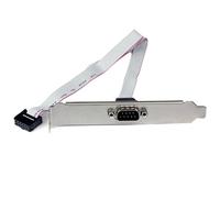 StarTech.com 16in (40cm) 9 Pin Serial Male to 10 Pin Motherboard Header Slot Plate