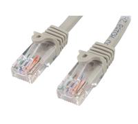 StarTech.com Cat5e Patch Cable with Snagless RJ45 Connectors - 1m, Gray