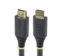 StarTech.com 15m (49.2ft) Active High Speed HDMI Cable 4K 60Hz/1440p 144Hz HDR10/HDCP 2.2/ARC 18Gbps UHD HDMI 2.0 Cord for TV/Monitor/Display TPE Jacket
