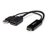 Startech 4K 30Hz Hdmi To Displayport Video Adapter W/ Usb Power 6 In Hdmi 1.4 Ma