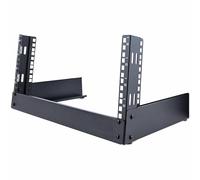 StarTech.com 2-Post 4U Desktop Server Rack, Small Open Frame 19in Computer Rack, Compact Network Rack for AV / Studio / Data / IT Equipment - Free Standing Two-Post Home/Office Rack