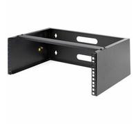 StarTech.com 4U Wall Mount Network Rack - 14 Inch Deep (Low Profile) - 19" Patch Panel Bracket for Shallow Server and IT Equipment, Network Switches - 44lbs/20kg Weight Capacity, Black