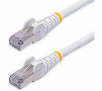 StarTech.com 5m White CAT8 Ethernet Cable Snagless RJ45 25G/40G 2000MHz 100W PoE++ S/FTP 26AWG Pure Bare Copper Wire LSZH Shielded Network Patch Cord w/Strain Reliefs Fluke Channel Tested