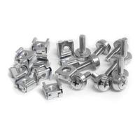 50 Pkg M5 Mounting Screws and Cage Nuts for Server Rack