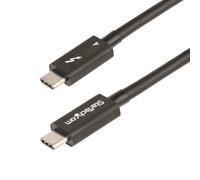StarTech 50cm/1.6ft Thunderbolt 4 Cable USBC 40Gbps 100W PD 8K Video