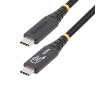 StarTech 50cm/1.6ft USB4 USB-C Cable, 40Gbps, 240W, 8K 120Hz DP2.1 | USB-IF Certified, Thunderbolt 4 Compatible, 4K 240Hz, PCIe 3.0, DisplayPort 2.1, Alt Mode