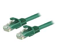 StarTech 50cm Cat6 Snagless Cable, 100W PoE, Green (N6PATC50CMGN) | Gold-plated RJ45, Patch Cable, Ethernet Cord, 250Mhz, UTP, Strain Relief, 10Gbps speeds, 24AWG copper, 50cm, UTP Network