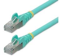 Startech 50Cm Cat6A Ethernet Cable Aqua Low Smoke Zero Halogen Lszh 10 Gbe 100W