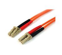 StarTech 50FIBLCLC1 1m Multimode 50/125 Duplex Fibre Patch Cable L...
