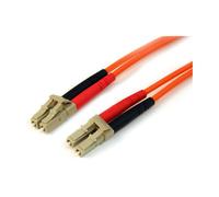 StarTech 50FIBLCLC2 2m Multimode 50/125 Duplex Fibre Patch Cable L...