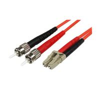 StarTech 50FIBLCST1 1m Multimode 50/125 Duplex Fibre Patch Cable L...