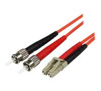 StarTech 50FIBLCST5 5m LC/ST Fiber Patch Cable Orange
