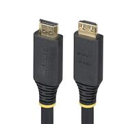 StarTech 15m (50ft) Active High Speed HDMI Cable with Gripping Connectors, 4K 60Hz/1440p 144Hz, 18Gbps, UHD HDMI Cord, TPE Jacket