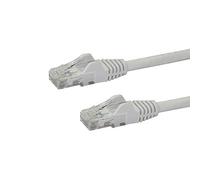 StarTech 5ft CAT6 Ethernet Cable - White CAT 6 Gigabit Ethernet Wire -250Mhz 100W PoE RJ45 UTP Network Patch Cord Snagless with Strain Relief (N6PATCH5WH)