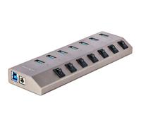 StarTech 5G7AIBS-USB-HUB-EU 7-Port Self-Powered USB-C Hub with Individual O