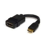 StarTech.com 5in Mini HDMI to HDMI Adapter - 4K High Speed HDMI Adapter - 4K 30H
