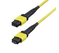 StarTech 5m (16ft) MTP/MPO Fiber Optic Cable, 16F Type-B (OS2MTP16BOFNP5M) | OS2 Single Mode MTP/APC Female Fiber Patch Cable, 9/125µm, OFNP Plenum, MTP-16 Fiber Jumper Cord, Corning glass