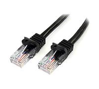 StarTech Cat5e Patch Cable with Snagless RJ45 Connectors - 5 m, Black