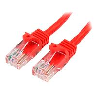 StarTech.com Patch Cable 45PAT5MRD - 5m Cat5e UTP Ethernet Cable with Snagless RJ45 - Red