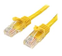StarTech Cat5e Ethernet Patch Cable - Snagless RJ45 - 5 m Yellow