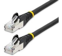 StarTech.com 5m CAT6a Ethernet Cable - Black - Low Smoke Zero Halogen (LSZH) - 10GbE 500MHz 100W PoE++ Snagless RJ-45 w/Strain Reliefs S/FTP Network Patch Cord