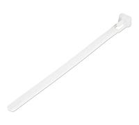 StarTech 6"(15cm) Reusable Cable Ties, 100 Pack, White (CBMZTRB6) | 94V-2/UL Listed, 1/4"(7mm) wide, 1-3/8"(35mm) Bundle Dia. 22kg (50lb) Tensile Strength, Releasable Nylon Ties, Indoor/Outdoor