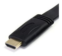 StarTech.com 1,8m Flat High Speed HDMI Cable with Ethernet - Ultra HD 4k x 2k HDMI Cable - HDMI to HDMI M/M~6 ft Flat High Speed HDMI Cable with Ethernet - Ultra HD 4k x 2k HDMI Cable - HDMI to HDMI M/M