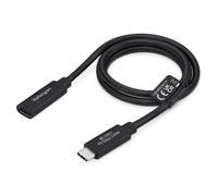 StarTech 60cm/2ft USB4 USB-C Extension Cable, 40Gbps, 240W, Male to Female