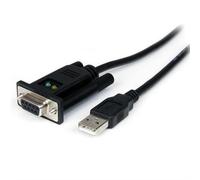 StarTech 6ft (1.8m) 1-Port USB to Serial RS232 Adapter, FTDI DB9 Serial DCE A...