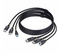 Startech 6Ft 1.8M Dual-Displayport And Usb 5Gbps Kvm Cable 4K 60Hz Universally C