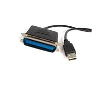 StarTech 6ft. (1.8m) USB to Parallel Port Adapter, IEEE-1284 (ICUSB1284) | Male/Male, USB to Centronics Cable