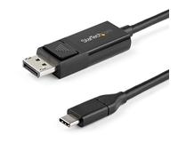 StarTech 6ft (2m) USB C to DisplayPort 1.2 Cable 4K 60Hz - Bidirectional DP to U