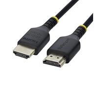 StarTech 6ft Slim Ultra High Speed HDMI Cable, 8K 60Hz, HDR10+, 48Gbps | 8K 60Hz/4K 120Hz, Flexible 8K HDMI Cord, Ultra Slim HDMI 2.1 with HDR10+ / eARC, Certified, HDMI21-CBL-SLIM-2M