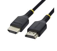 StarTech 6ft Slim Ultra High Speed HDMI Cable, 8K 60Hz, HDR10+, 48Gbps | 8K 60Hz/4K 120Hz, Flexible 8K HDMI Cord, Ultra Slim HDMI 2.1 with HDR10+ / eARC, Certified, HDMI21-CBL-SLIM-6F