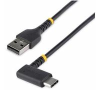 Startech 6In 15Cm Usb A To C Charging Cable Right Angle Heavy Duty Fast Charge U