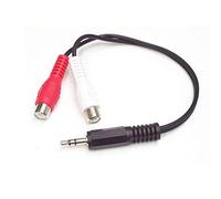 StarTech.com 6in Stereo Audio Cable - 3.5mm Male to 2x RCA Female