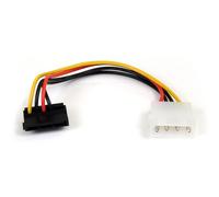 StarTech Power Cable Adapter 6in 4-Pin LP4 to Right-Angle SATA