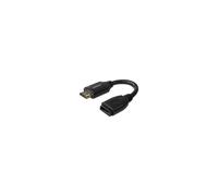 StarTech.com 6" (15cm) HDMI Port Saver Cable - 4K 60Hz High Speed HDMI 2.0 Extension Cable with Ethernet - Short HDMI Extension Cable - HDMI Male to Female Extension Adapter Cord