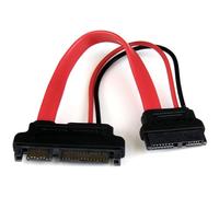 StarTech 6in Slimline SATA to SATA Adapter with Power (SLSATAADAP6) | Slimline Serial ATA to SATA, Slim SATA (F) to SATA (M)