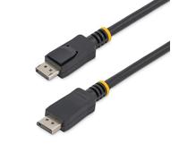 StarTech 6m DisplayPort Cable, 2560 x 1440p, 10Gbps, Latching Connectors | 2560x1440p, Male to Male Monitor Cord, DP Cable with HDCP/DPCP, DISPLPORT20L