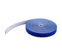 StarTech.com 25ft Hook and Loop Roll - Cut-to-Size Reusable Cable Ties - Bulk Industrial Wire Fastener Tape /Adjustable Fabric Wraps Blue / Resuable Self Gripping Cable Management Straps