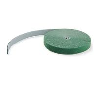 StarTech 7.6m (25ft) Hook and Loop Roll, Green, Fastener Tape (HKLP25GN) | Cut-to-Size Reusable Cable Ties, Cable Management Straps