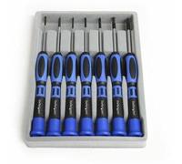Startech 7 Piece Precision Screwdriver Computer Tool Kit 7 PieceS Blue Grey