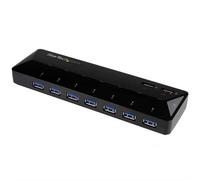 StarTech 7-Port USB 3.0 Hub (5Gbps) plus Dedicated Charging Ports - 2 x 2.4A ...