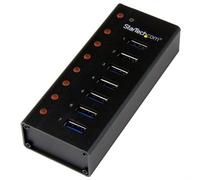 StarTech 7-Port USB 3.0 Hub - Desktop or Wall-Mountable Metal Enclosure~7-Por...